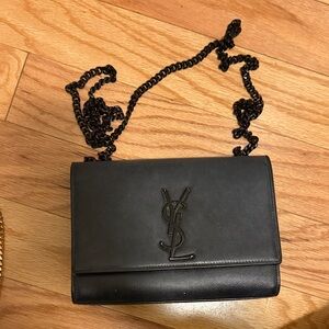 Yves Saint Laurent Black Crossbody Bag authentic